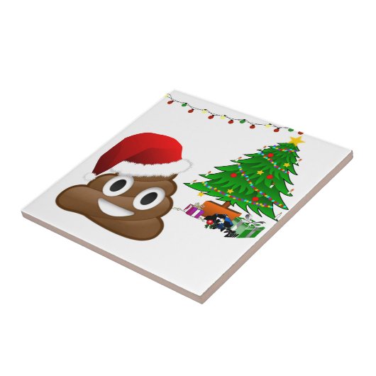 Weihnachtspoemoji Fliese (Seite)