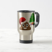 Weihnachtspoemoji Reisebecher (VorderseiteRechts)