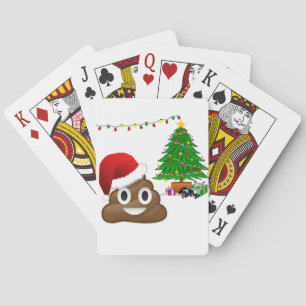 Weihnachtspoemoji Spielkarten