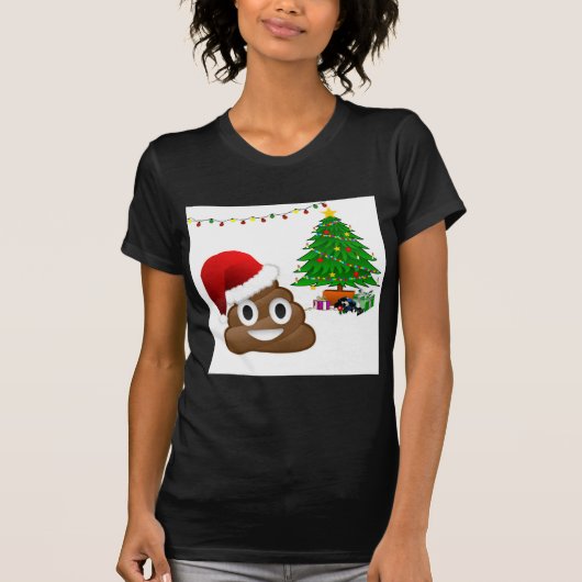 Weihnachtspoemoji T-Shirt (Vorderseite)