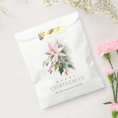 Weihnachtspoinsettia Berries Folies Wasserfarbe Geschenktütchen (Versiegelt)