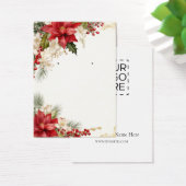 Weihnachtspoinsettias Earring Display Card (Schreibtisch)