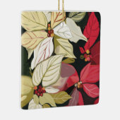 Weihnachtspoinsettias Keramikornament (Rechts)
