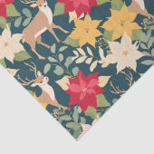 Weihnachtspoinsettiengewächse Seidenpapier (Detail)