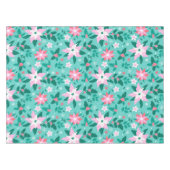 Weihnachtspoinsettienmuster Tischdecke (Vorderseite (Horizontal))