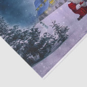 Weihnachtspolar Bär Weihnachtsschnee-Szene Seidenpapier (Ausschnitt)