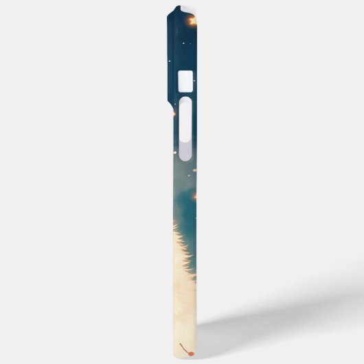 Weihnachtspolar Case-Mate iPhone Hülle (Rückseite / Links)