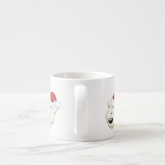 Weihnachtspolar Espressotasse (Rückseite)