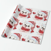 Weihnachtspolar Geschenkpapier (Ungerollt)