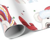 Weihnachtspolar Geschenkpapier (Rolleneckpunkt)