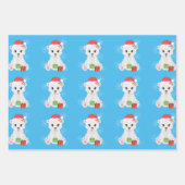 Weihnachtspolar Geschenkpapier Set (Vorderseite 3)