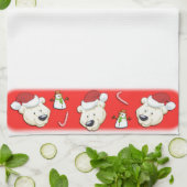 Weihnachtspolar Geschirrtuch (Gefaltet)