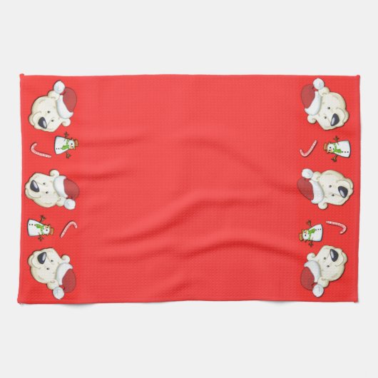 Weihnachtspolar Handtuch (Horizontal)