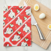 Weihnachtspolar Handtuch (Viertel Falte)