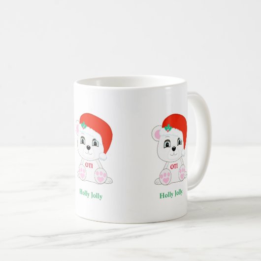 Weihnachtspolar Kaffeetasse (VorderseiteRechts)