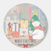 Weihnachtspolar Magnet (Vorne)