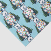 Weihnachtspolar Seidenpapier (Ausschnitt)