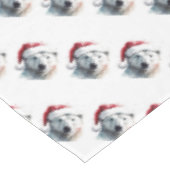 Weihnachtspolar Tischdecke (Schrägansicht)