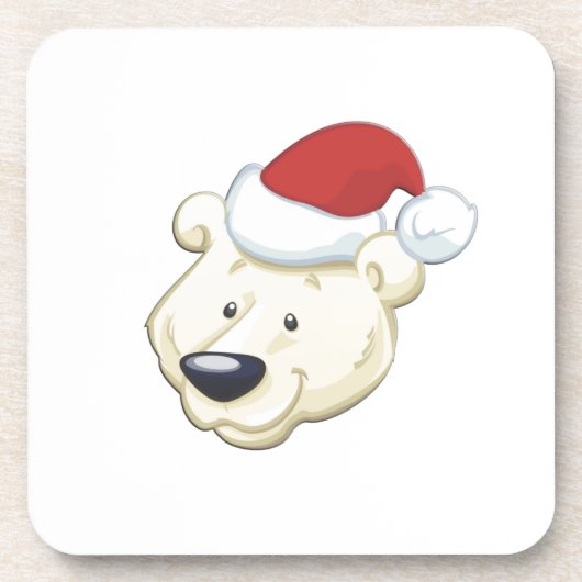 Weihnachtspolar Untersetzer (Vorderseite)