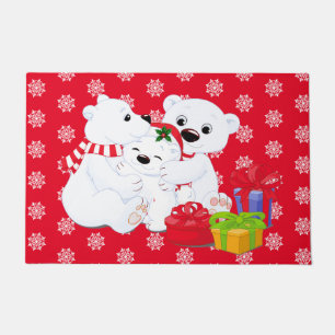 Weihnachtspolarbär Doormat Fußmatte