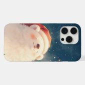 Weihnachtspolarbär iPhone Hülle (Rückseite (Horizontal))