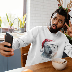Weihnachtspolarbär, kundenspezifisch T-Shirt