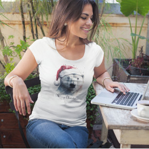 Weihnachtspolarbär, kundenspezifisch T-Shirt