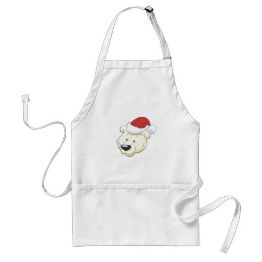 Weihnachtspolarbär Schürze (Vorne)