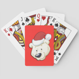 Weihnachtspolarbär Spielkarten