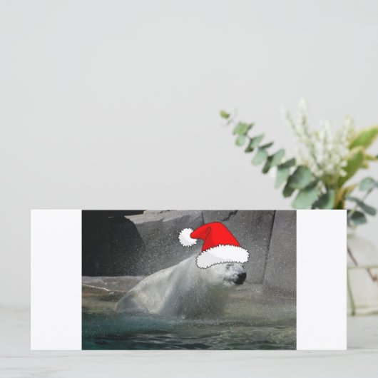 Weihnachtspolarbären (Stehend Vorderseite)