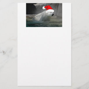 Weihnachtspolarbären Briefpapier