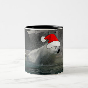 Weihnachtspolarbären Zweifarbige Tasse