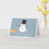 Weihnachtspolizeikarte Karte (Gelbe Blume)