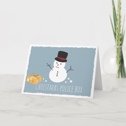 Weihnachtspolizeikarte Karte (Vorderseite)