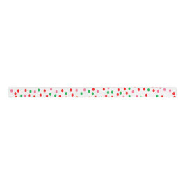 Weihnachtspolka Pünktchen Ripsband