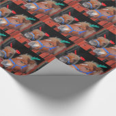 Weihnachtsponys Geschenkpapier (Ecke)