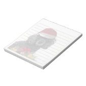 Weihnachtspoodle Notizblock (Rotiert)