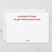 Weihnachtspoodles sind gut für Weihnachten (Rückseite)