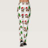 Weihnachtspool Emoji Leggings (Rückseite)