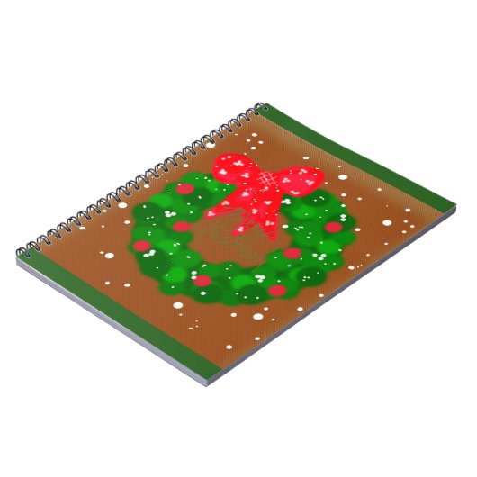 WeihnachtsportNotebook Notizblock (Linke Seite)
