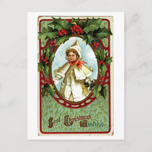 Weihnachtsportrait Feiertagspostkarte