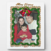 Weihnachtsportrait-Foto Fotoplatte (Vorderseite)