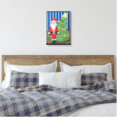 Weihnachtsportrait Leinwanddruck (Insitu (Schlafzimmer))