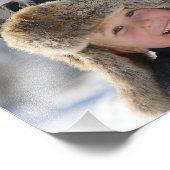 Weihnachtsportrait personalisieren Vorlagenrahmen Fotodruck (Ecke)