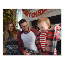 Weihnachtsportrait personalisieren Vorlagenrahmen Fotodruck