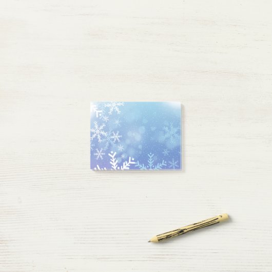 Weihnachtspost - Anmerkungen Post-it Klebezettel (Auf Schreibtisch)