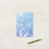 Weihnachtspost - Anmerkungen Post-it Klebezettel (Auf Schreibtisch)