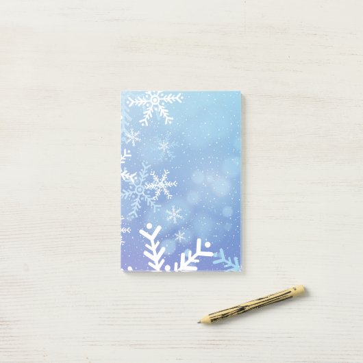 Weihnachtspost - Anmerkungen Post-it Klebezettel (Auf Schreibtisch)