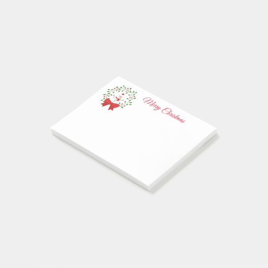 Weihnachtspost - Anmerkungen Post-it Klebezettel (angewinkelt)