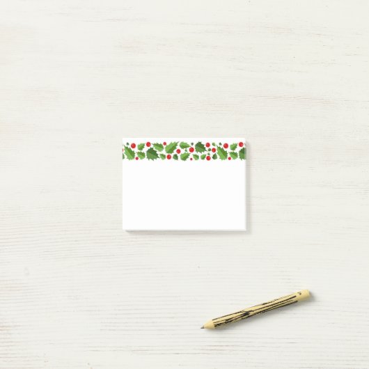 Weihnachtspost - Anmerkungen Post-it Klebezettel (Auf Schreibtisch)